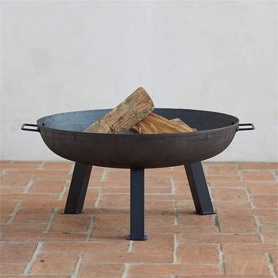 Kundengebundenes Metall-Brasilien-Kohlenstoffstahl-Runden-Feuer Pit Bowl Pation schwarzes