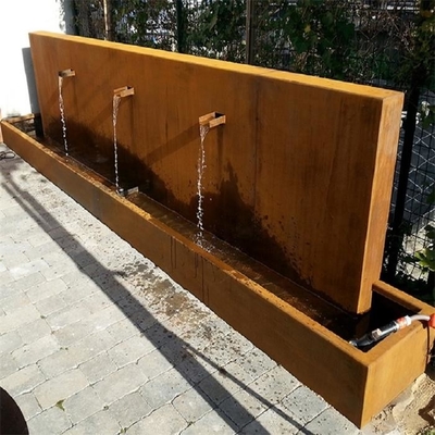 TEICH-Wasser-Eigenschaft große Wand Corten verrostete Stahlvor ISO9001