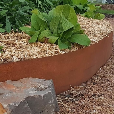Landschaftcorten Stahl- Straightcurve-Garten-Rand