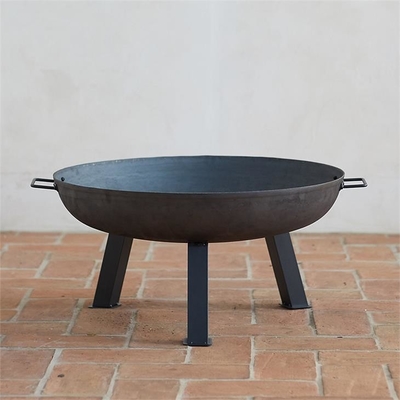 Kundengebundenes Metall-Brasilien-Kohlenstoffstahl-Runden-Feuer Pit Bowl Pation schwarzes