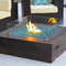 Schwarz-Farbmetallquadrat-Gas-Patio Heater Fire Table der hohen Temperatur