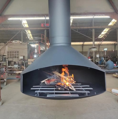 800mm brachte hängende Innenheizungs-Decke verschobenen hölzernen brennenden Kamin an
