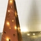 metallgarten-Verzierungen 500mm Weihnachtsbaum Corten Stahlmit LED