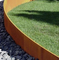Rusty Corten Steel Garden Bed-Rand-Stützmauer 1000mm*200mm