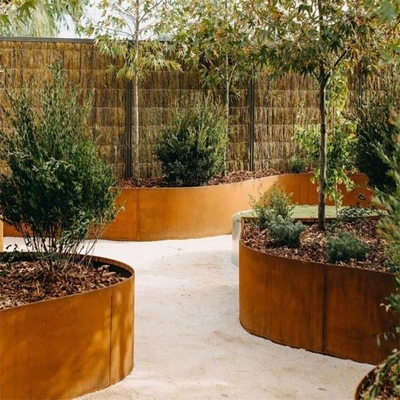 Landschaftcorten Stahl- Straightcurve-Garten-Rand