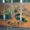 Großer Metallgarten Art Panels des Wind Corten-Metallprivatleben-Schirm-1720mm*1120mm