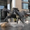 5mm starke Harz-Handwerks-Metallskulptur-im Freien Bronzepferd
