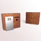 Schlüssel-Verschluss im Freien an der Wand befestigter briefkasten-Briefkasten Corten Stahl