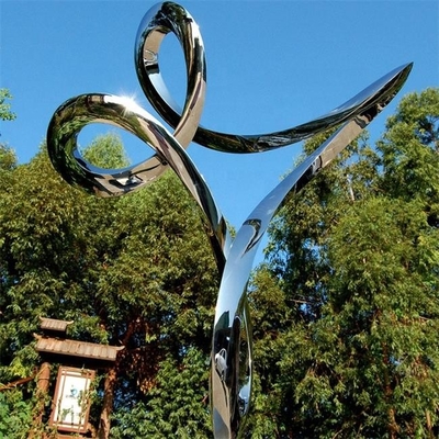 Soem-Schmiede-Kreis-moderne Edelstahl-Skulptur für Garten-Dekoration