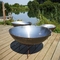 Moderner dekorativer feuer-Pit Metal Fire Bowl With-Stand Corten Stahl