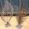 Corten-Stahl-Rusty Metal Garden Ornaments Sculpture-Blatt-Form