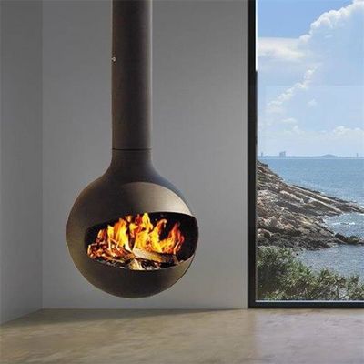 Landhaus-Raum-Holz-verschob brennende Heizungs-Decke Kamin-spezielles geformt