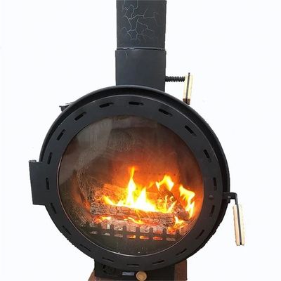 Modernes Art-Holz feuerte an der Wand befestigte hängende Holz-brennende Ofen-Kamine ab